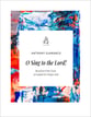 O SING TO THE LORD! Organ sheet music cover